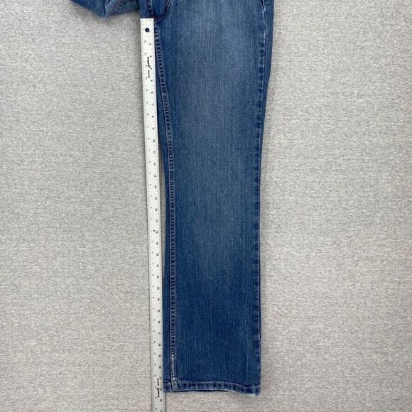 Tommy Hilfiger Jeans Womens 6R Blue Denim Classic Boot Mid Rise Western Casual - Picture 9 of 11